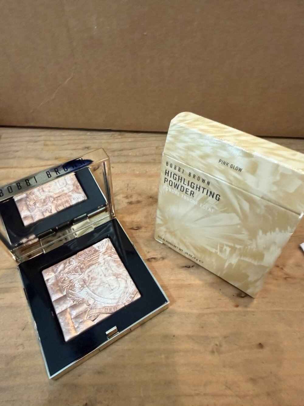 BOBBI BROWN Highlighting Powder PINK GLOW (Soft Pink Shimmer) .28oz/8g